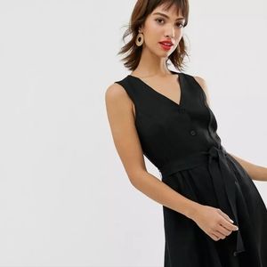 NEW SAKS FIFTH AVENUE LINEN MAXI DRESS SIZE S